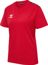 HUMMEL Authentic Co T-Shirt S/S Damen (true red)