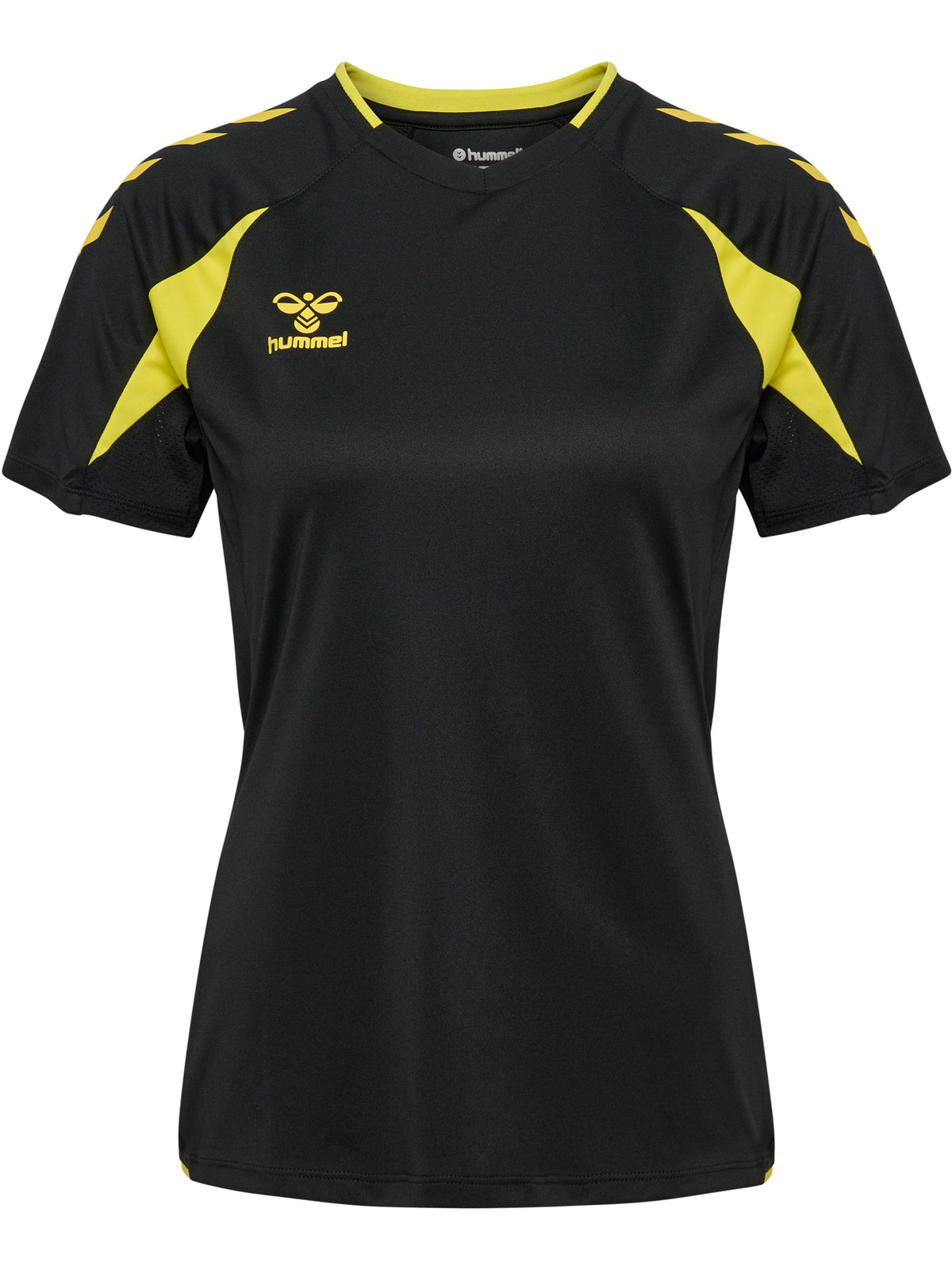 HUMMEL Core 2.0 Jersey S/S Damen (black/blazing yellow)