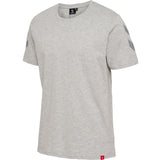 HUMMEL Legacy Chevron T-Shirt Plus (grey melange)