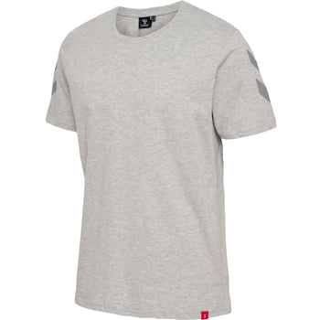 HUMMEL Legacy Chevron T-Shirt Plus (grey melange)