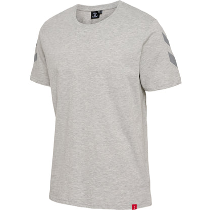 HUMMEL Legacy Chevron T-Shirt Plus (grey melange)