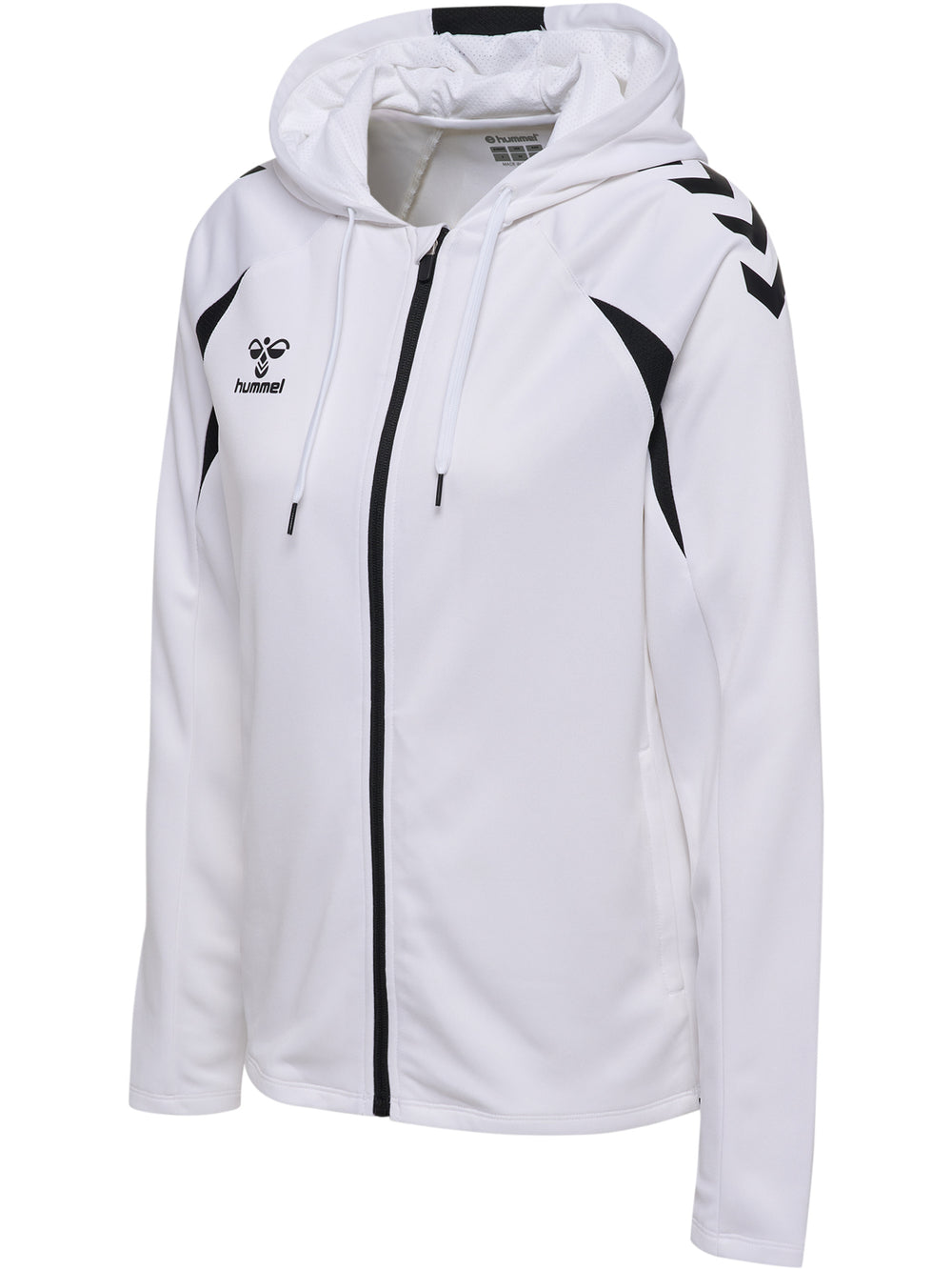 HUMMEL Core 2.0 Zip Hoodie Damen (white/black)