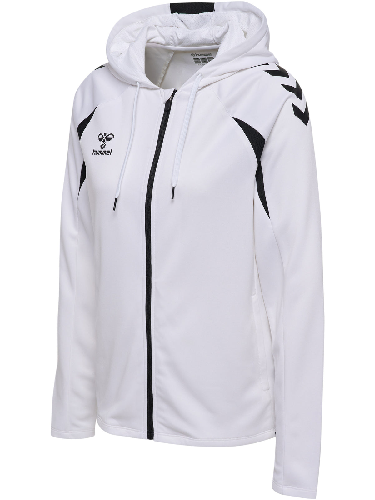 HUMMEL Core 2.0 Zip Hoodie Damen (white/black)
