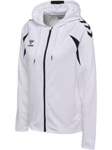 HUMMEL Core 2.0 Zip Hoodie Damen (white/black)