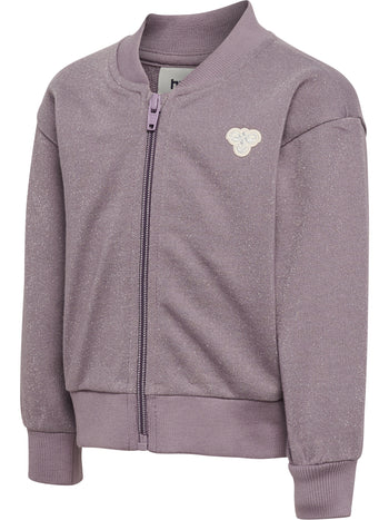 HUMMEL Mini Loose Gli Zip Jacket Bee Kind (gray ridge)