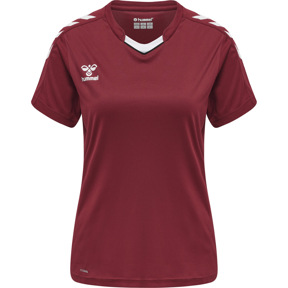 HUMMEL Core Xk Poly Jersey S/S Damen Rot
