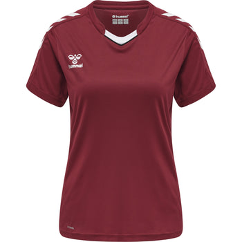 HUMMEL Core Xk Poly Jersey S/S Damen Rot
