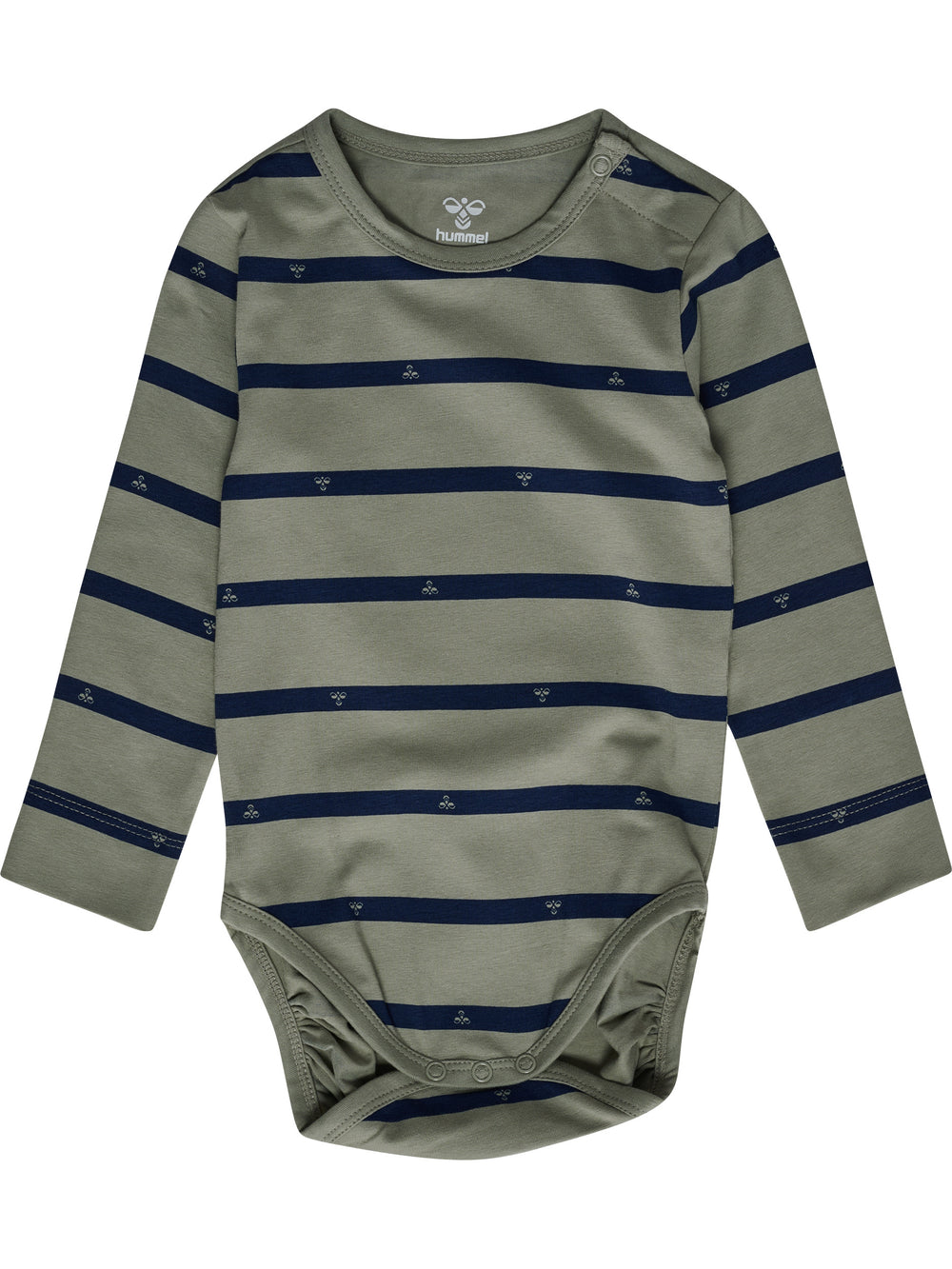 HUMMEL Mini Stripy Bee Body L/S Kind (shadow)