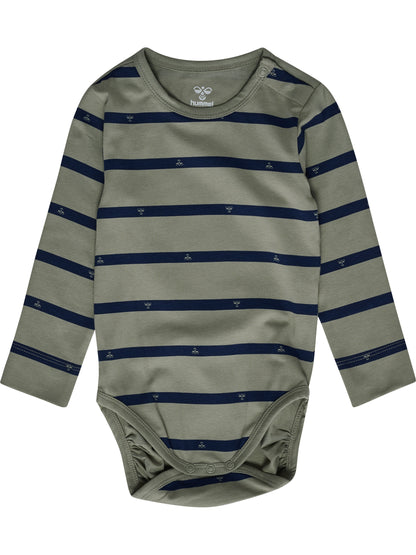HUMMEL Mini Stripy Bee Body L/S Kind (shadow)