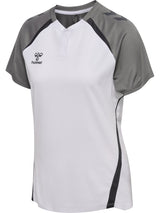 HUMMEL Lead 2.0 Polo Damen (white/steel gray)