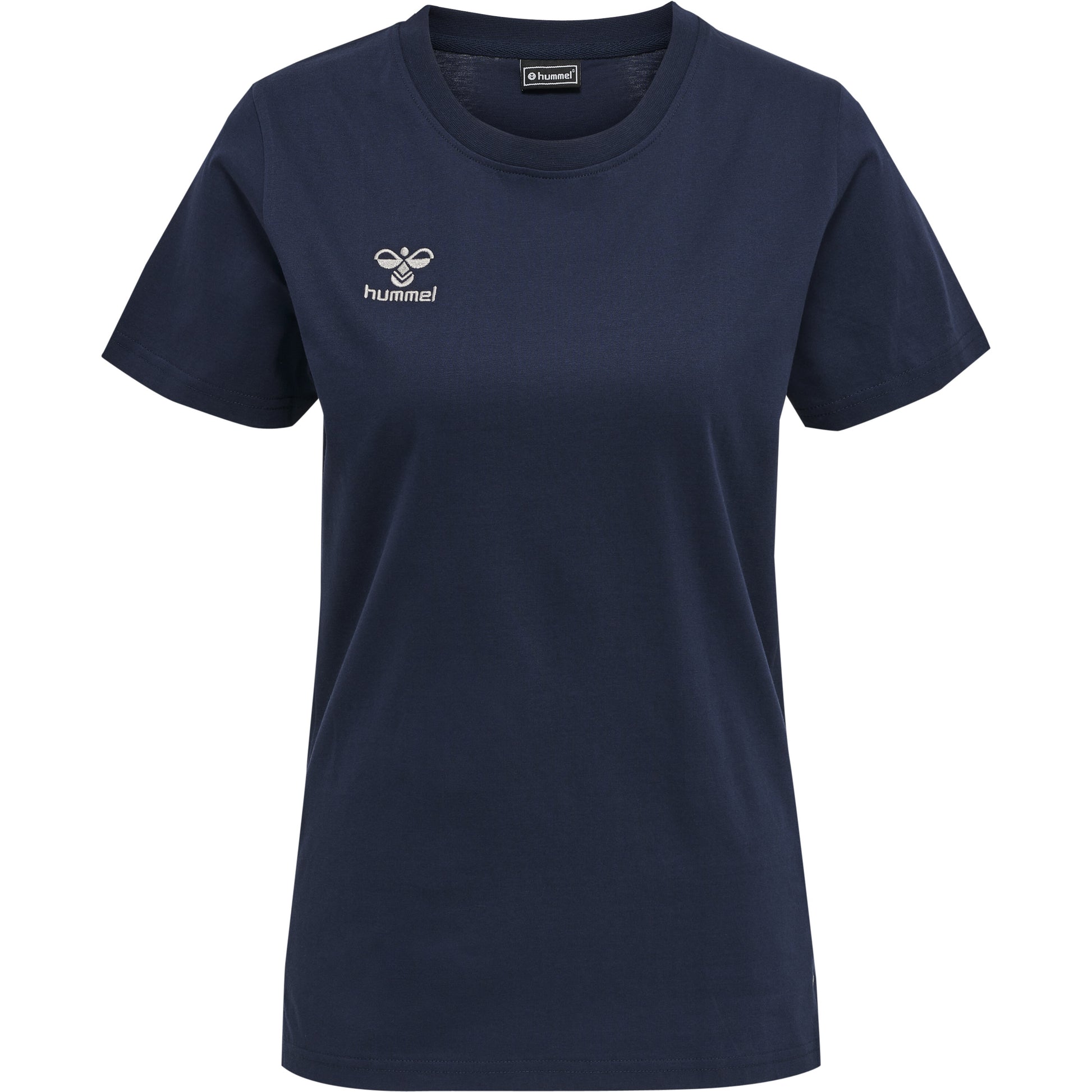 HUMMEL Move Grid Cotton T-Shirt S/S Wom Damen Blau