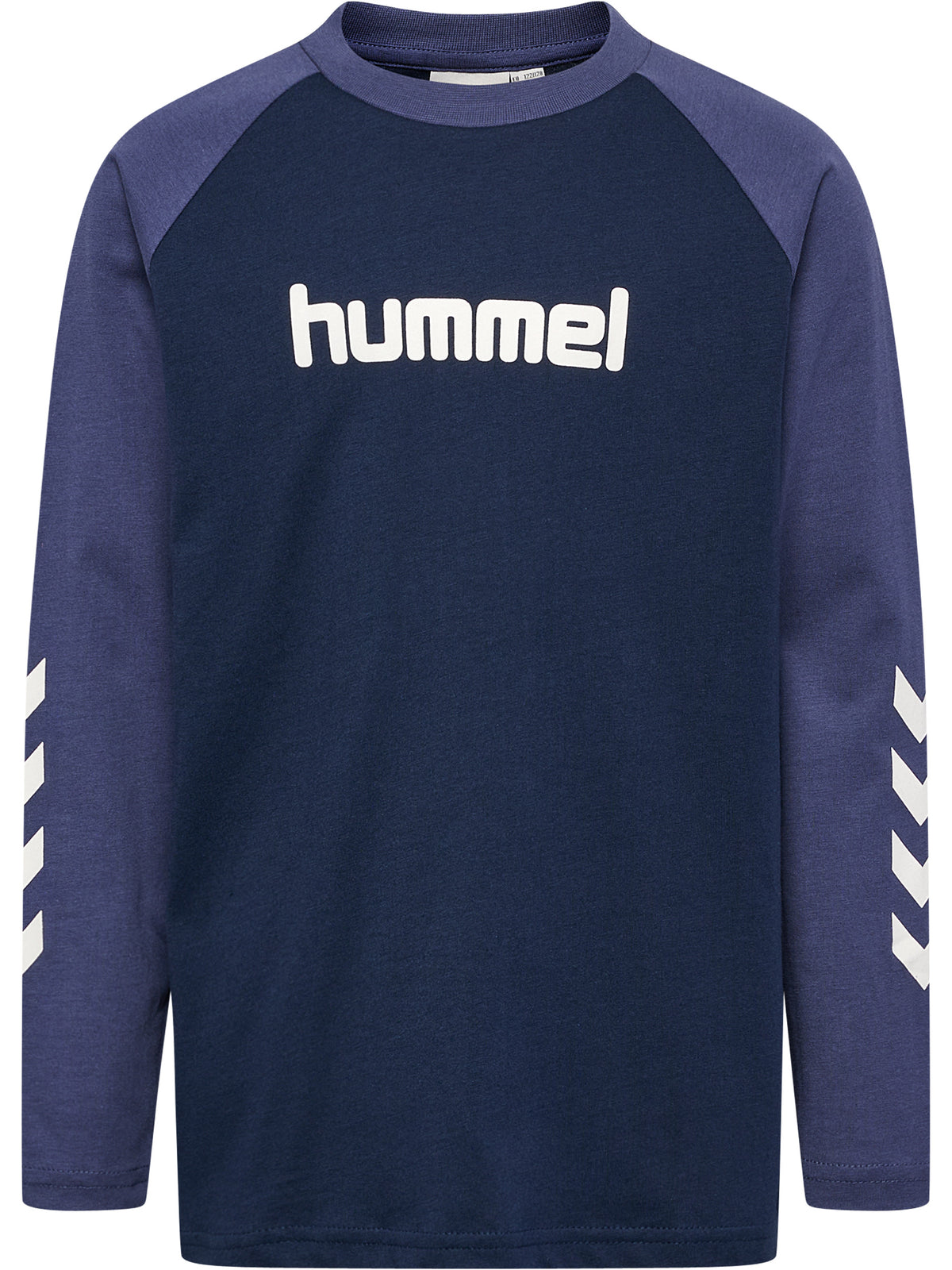 HUMMEL Logo T-Shirt L/S Kind (dress blues/blue indigo)
