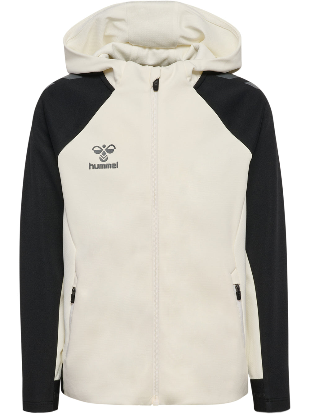HUMMEL Cima 2.0 Zip Hoodie Kind (marshmallow/black)