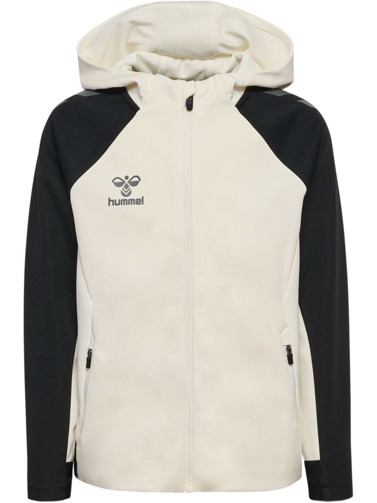 HUMMEL Cima 2.0 Zip Hoodie Kind (marshmallow/black)