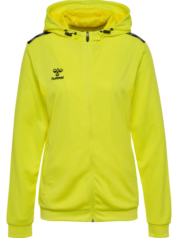 HUMMEL Authentic Pl Zip Hoodie Damen Gelb