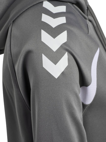 HUMMEL Core 2.0 Zip Hoodie Damen (steel gray/white)