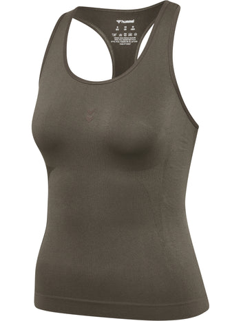 HUMMEL Flow Tanktop Damen (major brown)