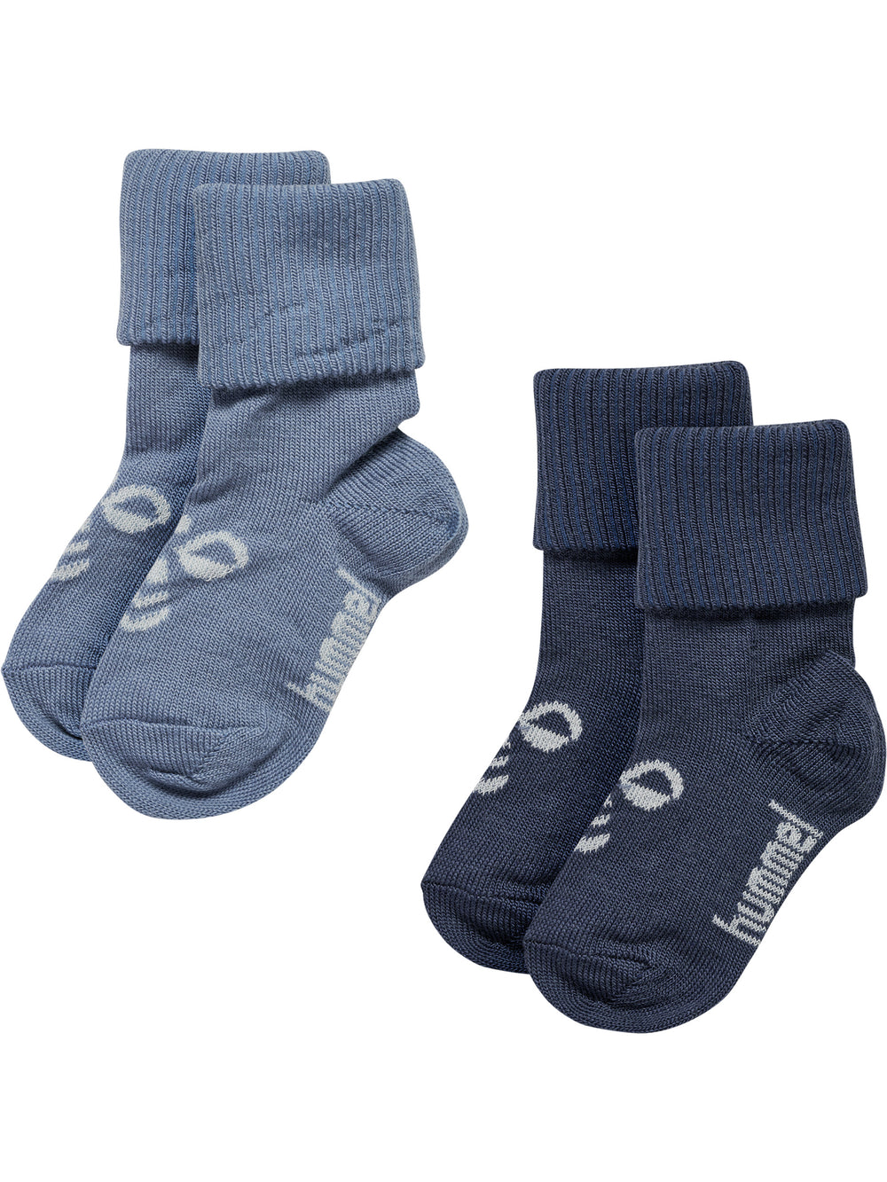 HUMMEL Mini Wool 2-Pack Socks Kind (ombre blue/flint stone)