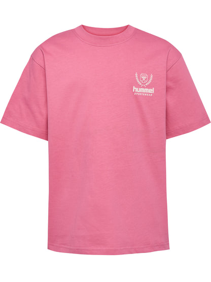 HUMMEL Loose Graphic T-Shirt S/S Bts Kind (chateau rose)