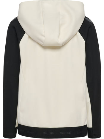 HUMMEL Cima 2.0 Zip Hoodie Kind (marshmallow/black)