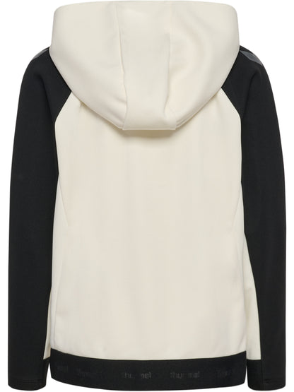 HUMMEL Cima 2.0 Zip Hoodie Kind (marshmallow/black)
