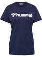 HUMMEL Go 2.0 Logo T-Shirt S/S Damen Blau
