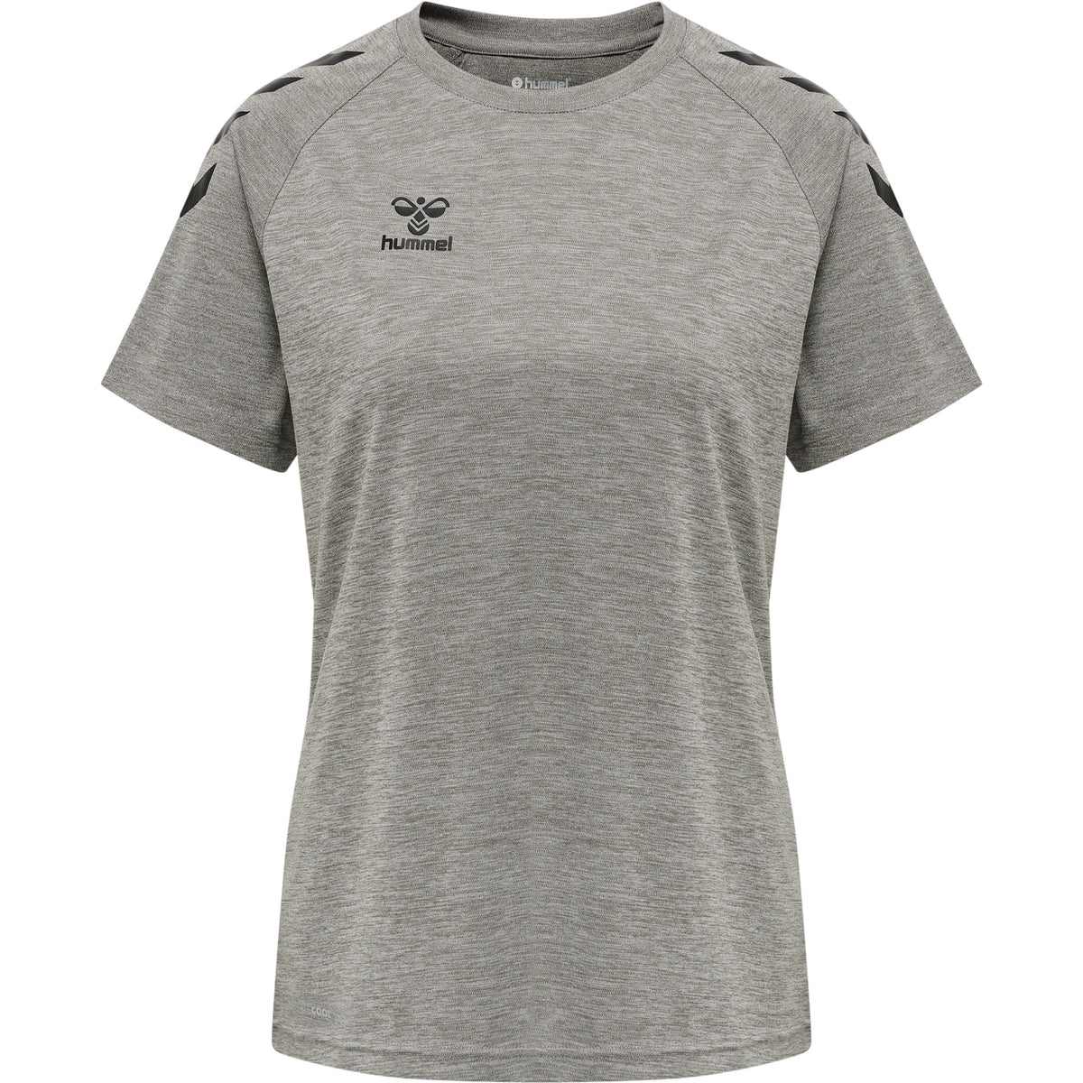 HUMMEL Core XK Core Poly Tee S/S Damen (grey melange)