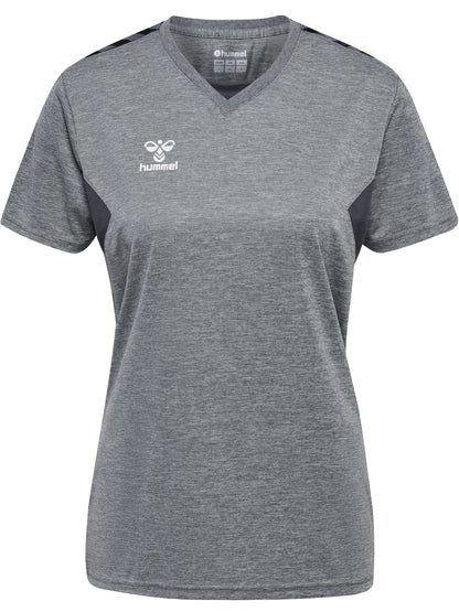HUMMEL Authentic PL Jersey S/S Damen (grey melange)