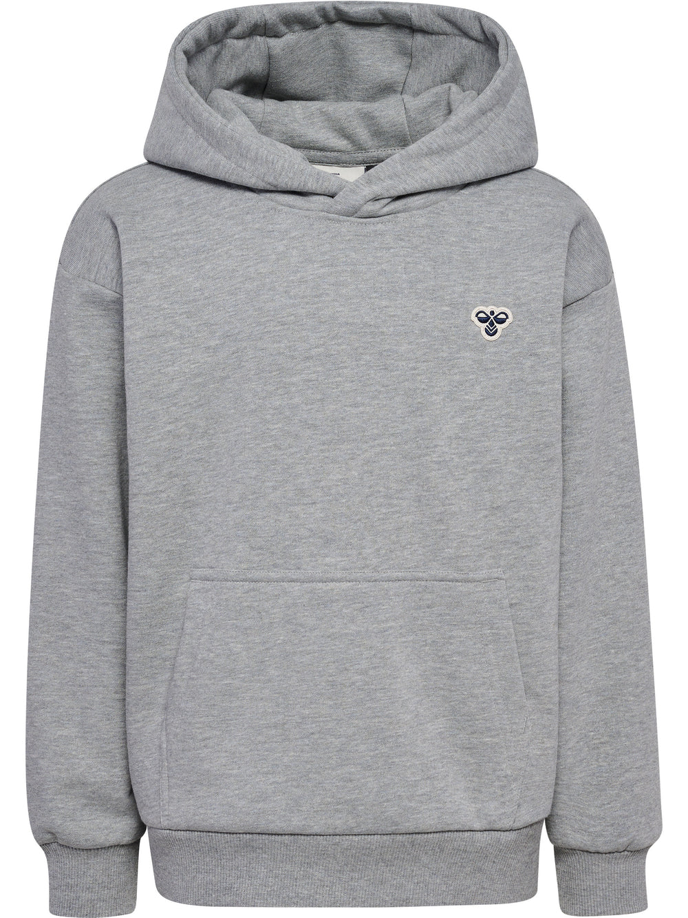 HUMMEL Loose Hoodie Bee Kind (grey melange)