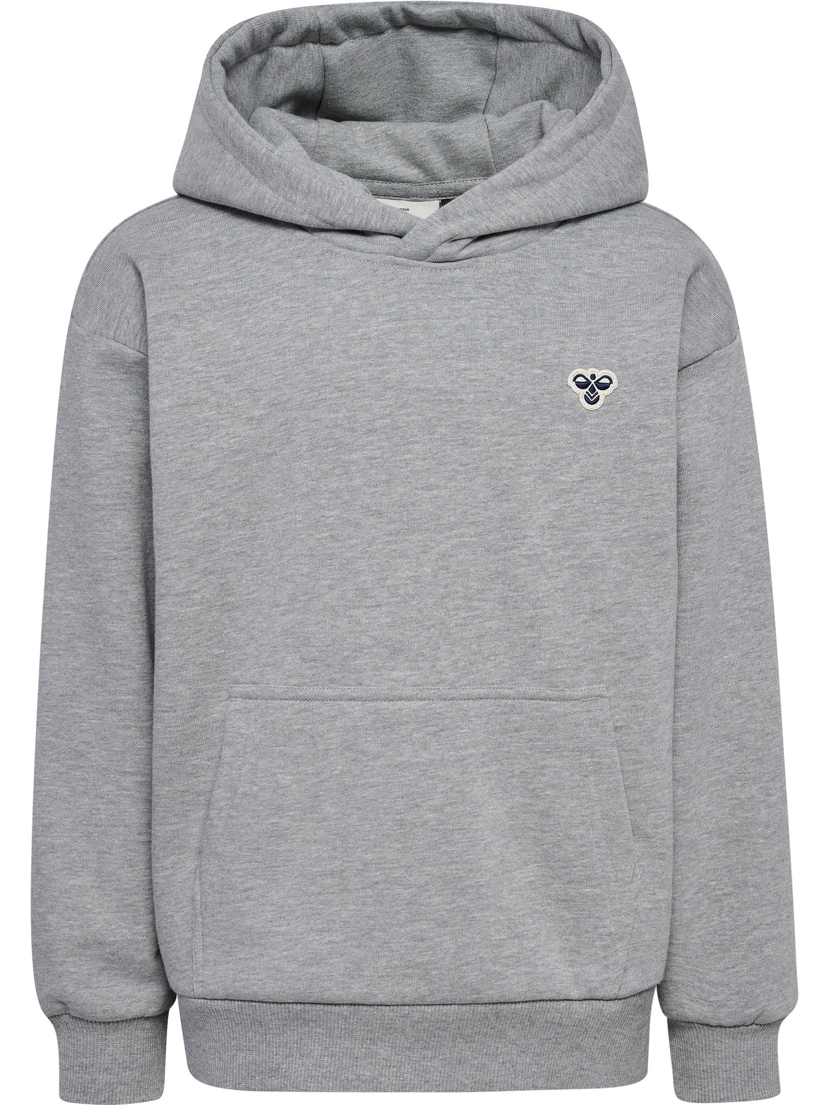 HUMMEL Loose Hoodie Bee Kind (grey melange)