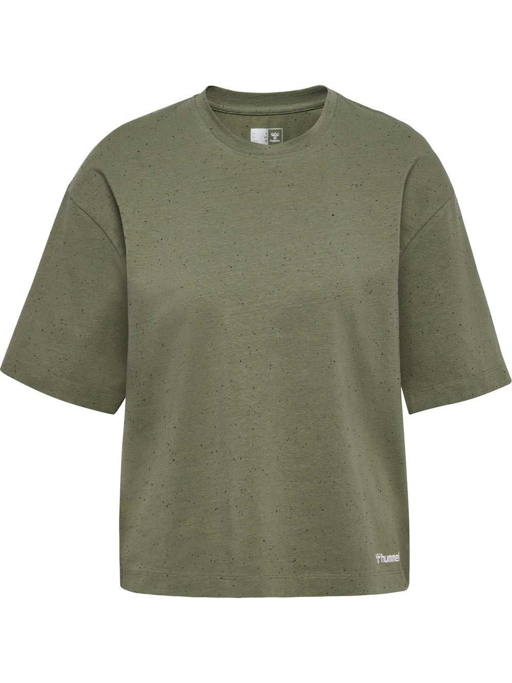 HUMMEL Mt Ultra Boxy Short T-Shirt Damen (deep lichen green melange)