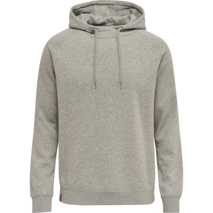 HUMMEL Red Classic Hoodie (grey melange)