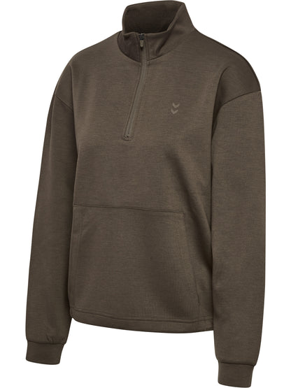 HUMMEL Yoga Soft Halfzip Jacket Damen (major brown)