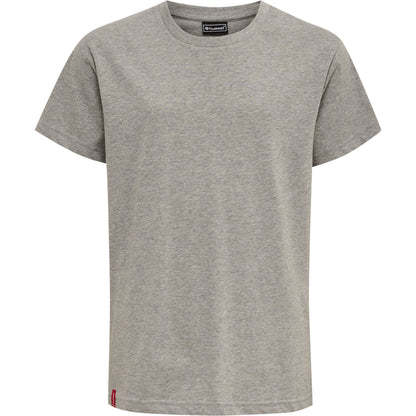 HUMMEL Red Basic T-Shirt S/S Kind (grey melange)