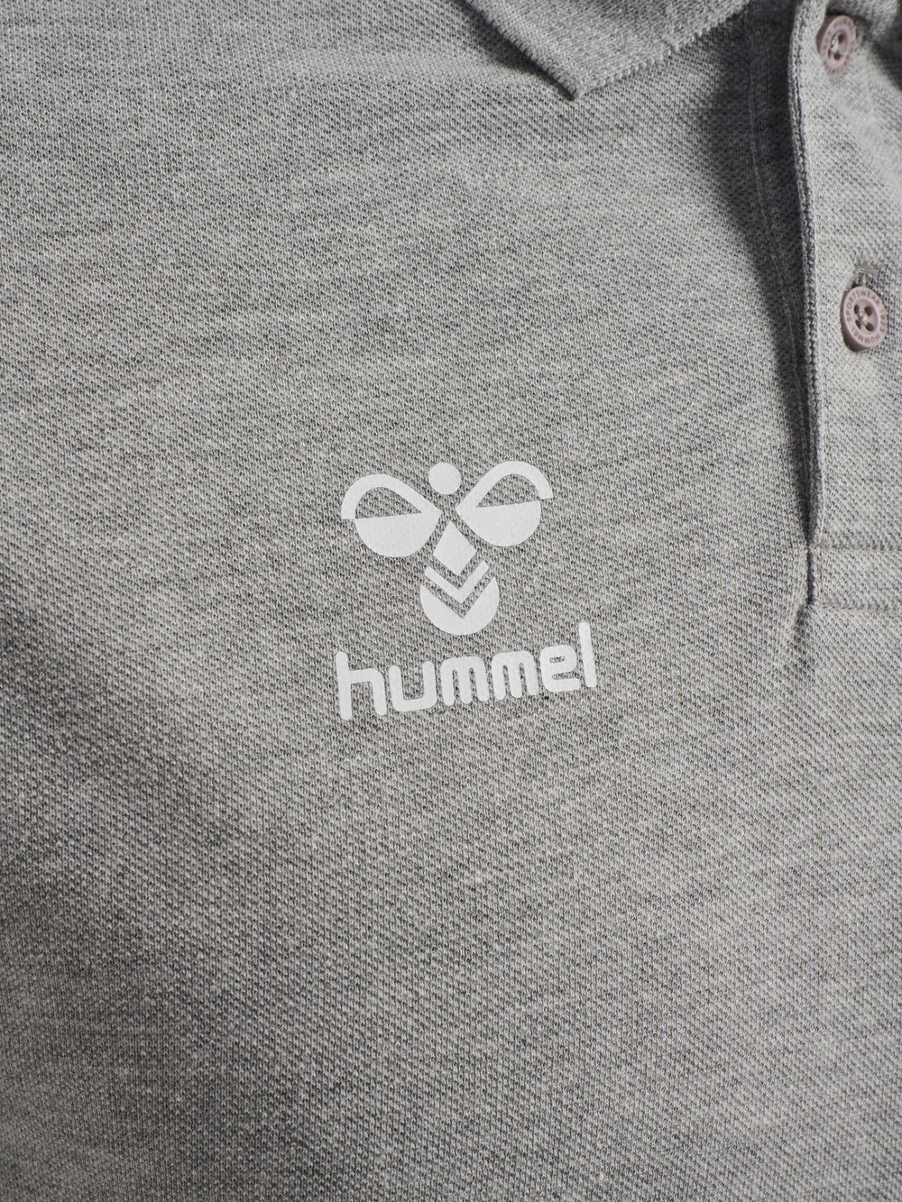 HUMMEL Go 2.0 Chevron Polo (grey melange)