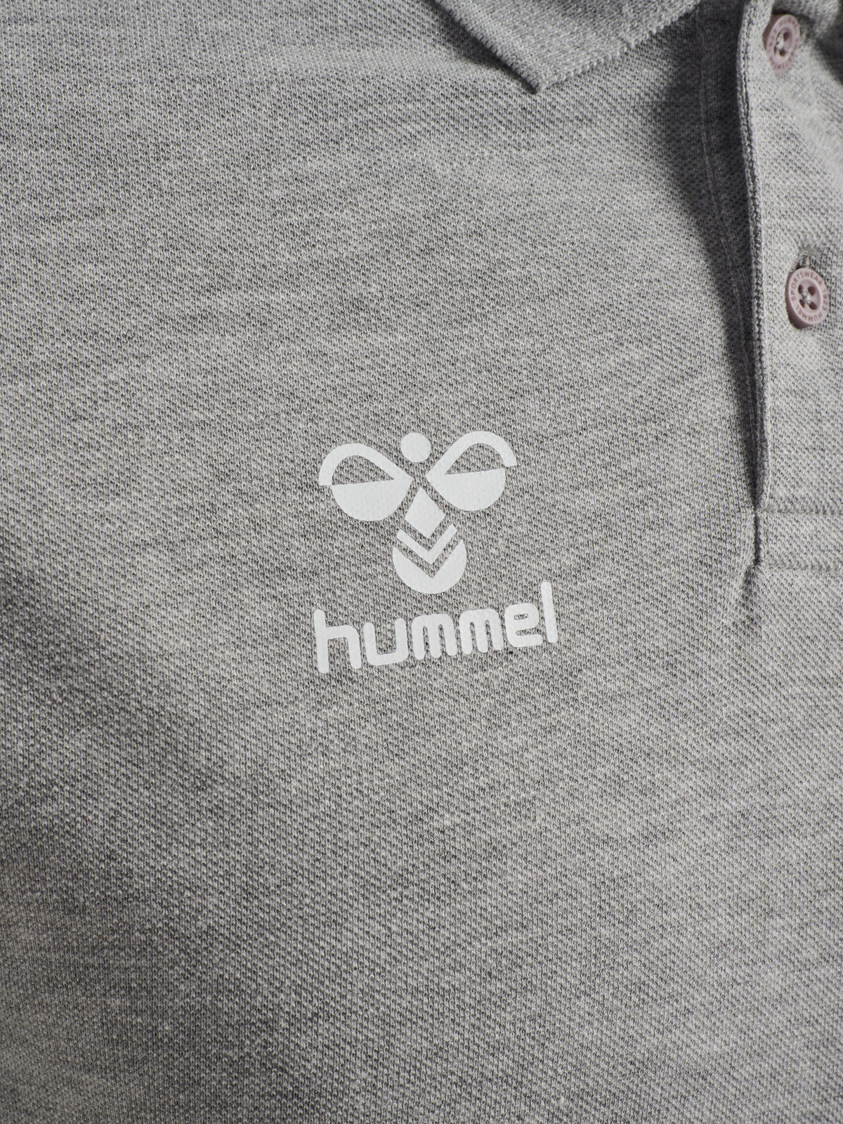 HUMMEL Go 2.0 Chevron Polo (grey melange)