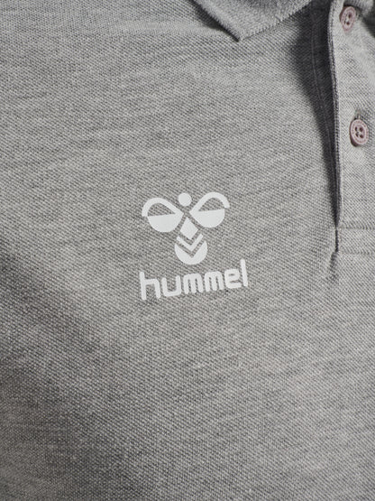 HUMMEL Go 2.0 Chevron Polo (grey melange)