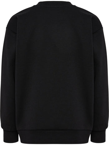 HUMMEL Loose Crewneck Bee Kind (black)