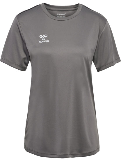 HUMMEL Essential Jersey S/S Damen (steel gray)