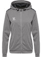 HUMMEL Authentic Pl Zip Hoodie Damen Grau