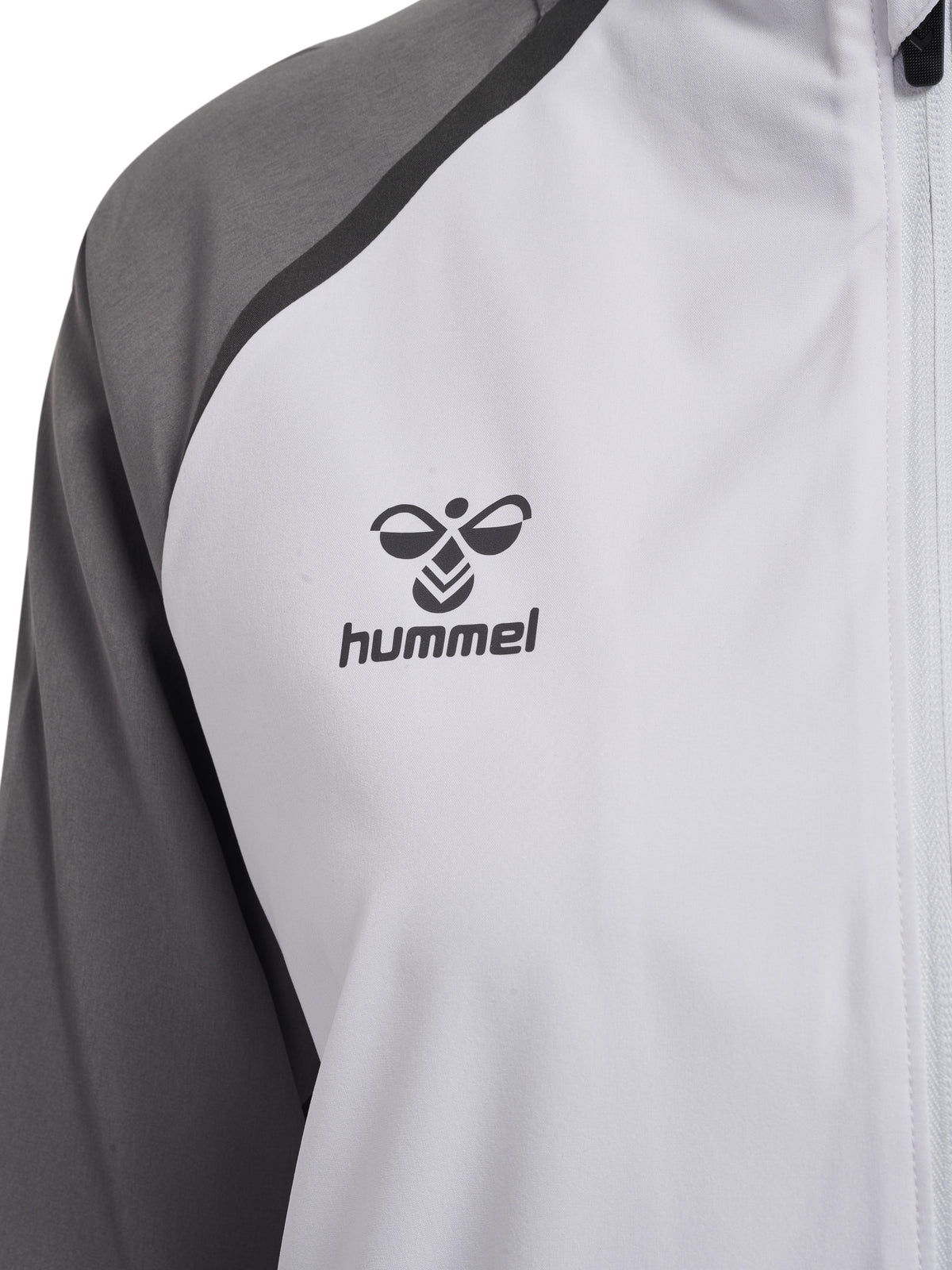 HUMMEL Lead 2.0 Woven Jacket Damen (white/steel gray)
