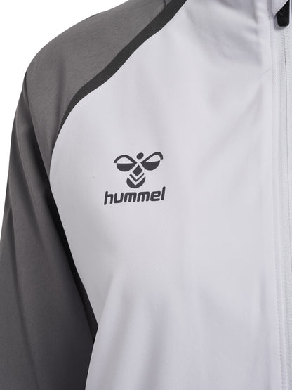 HUMMEL Lead 2.0 Woven Jacket Damen (white/steel gray)