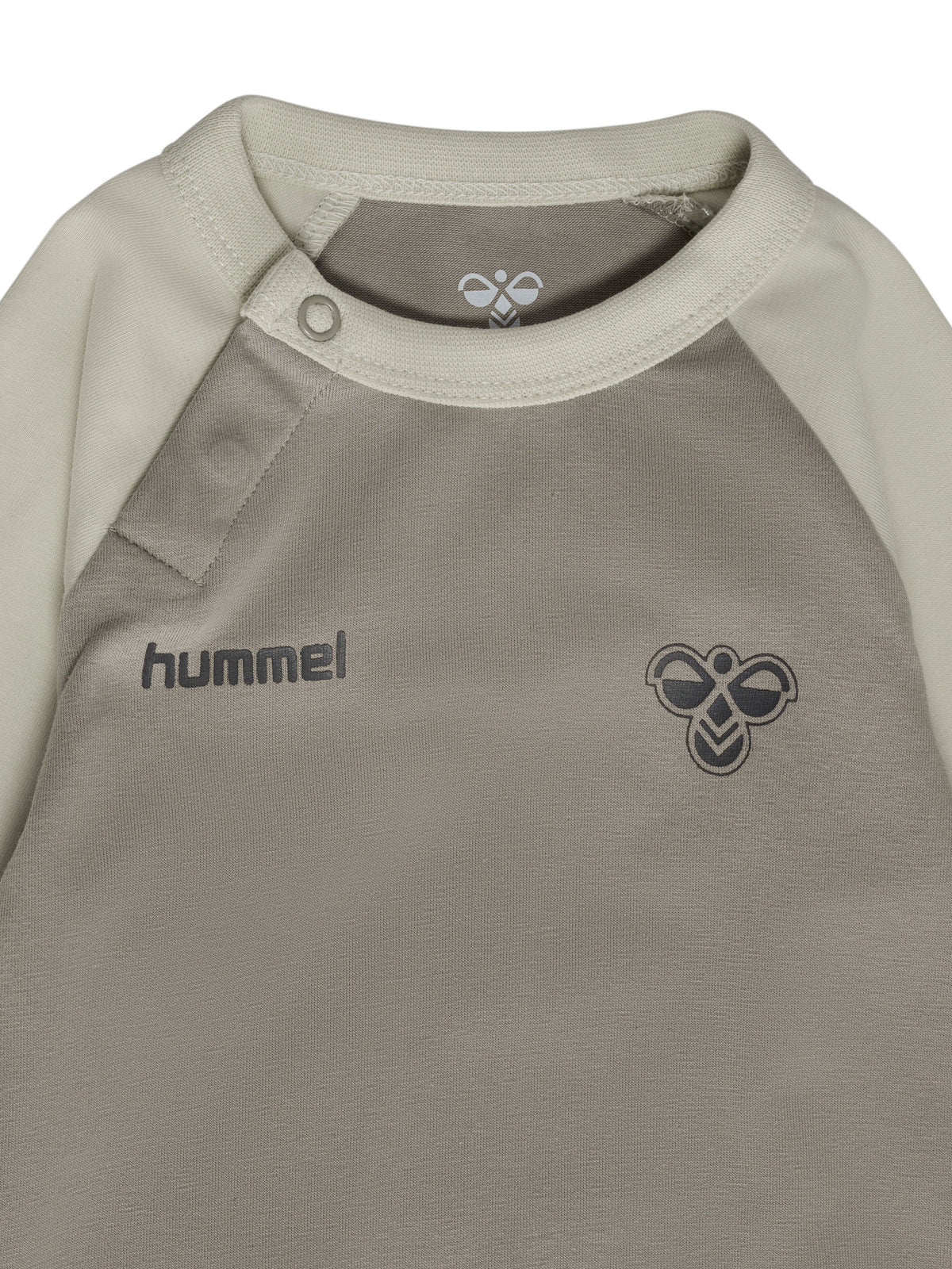 HUMMEL Mini Triple Logo Body L/S Kind (vintage khaki)