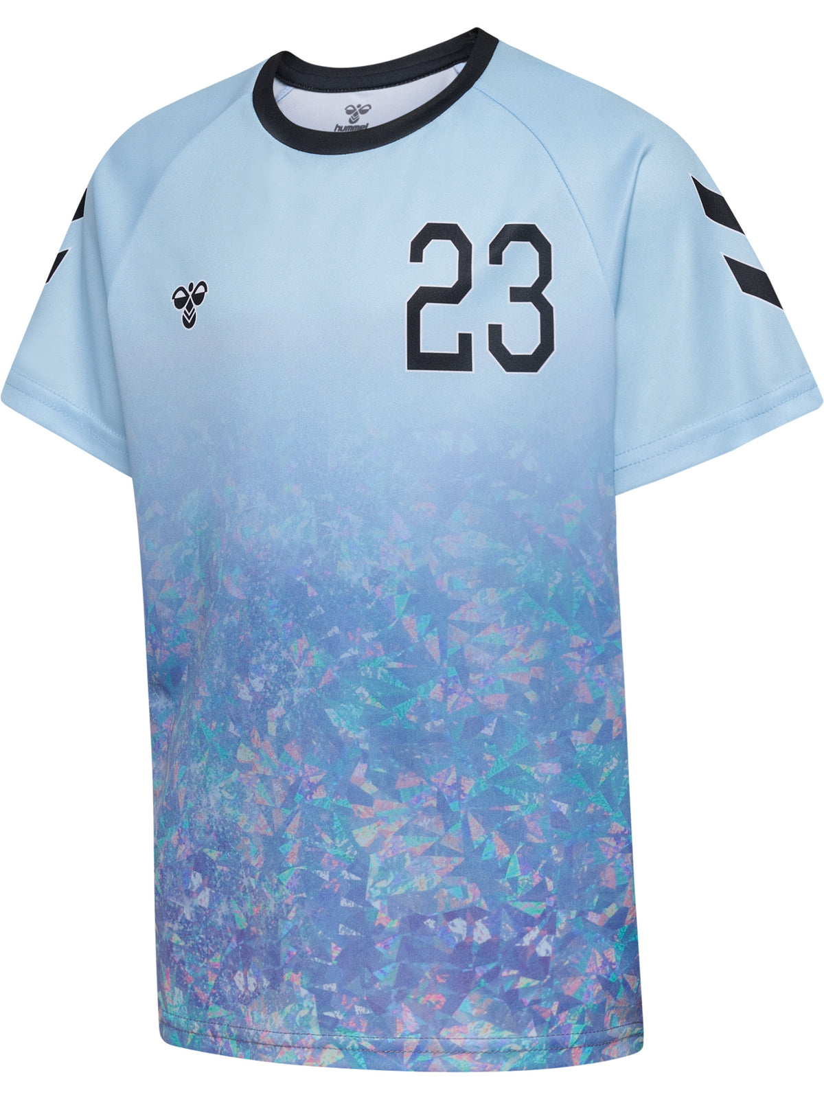 HUMMEL Shimmer T-Shirt S/S Kind (skyway/black)
