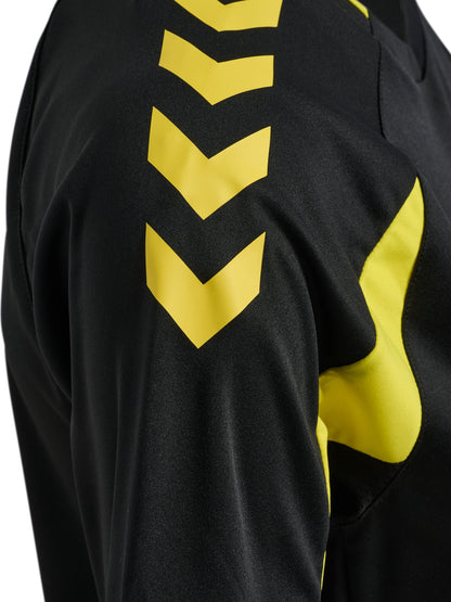 HUMMEL Core 2.0 Jersey S/S Damen (black/blazing yellow)