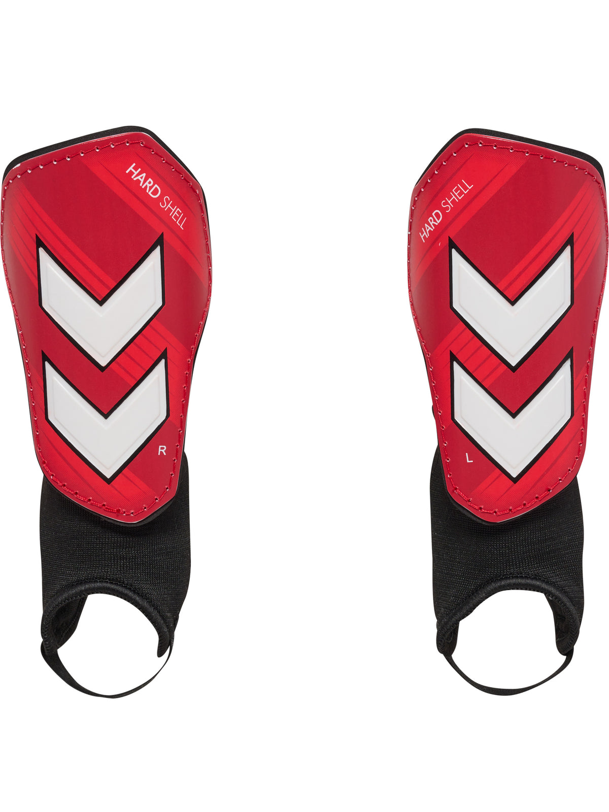 HUMMEL Shin Guards Hard Shell (pompeian red)