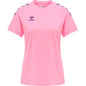 HUMMEL Core Xk Core Poly Tee S/S Damen Rosa