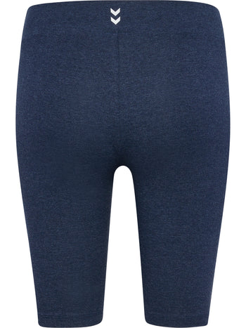 HUMMEL Pulse Logo Mw Short Tights Damen (dress blue melange)
