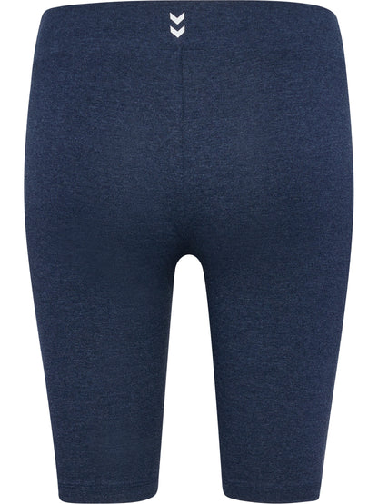 HUMMEL Pulse Logo Mw Short Tights Damen (dress blue melange)