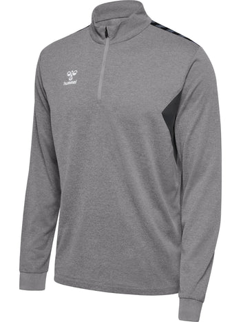 HUMMEL Authentic Half Zip Sweat (grey melange)